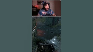 When the hatch spawns in front of you in DBD