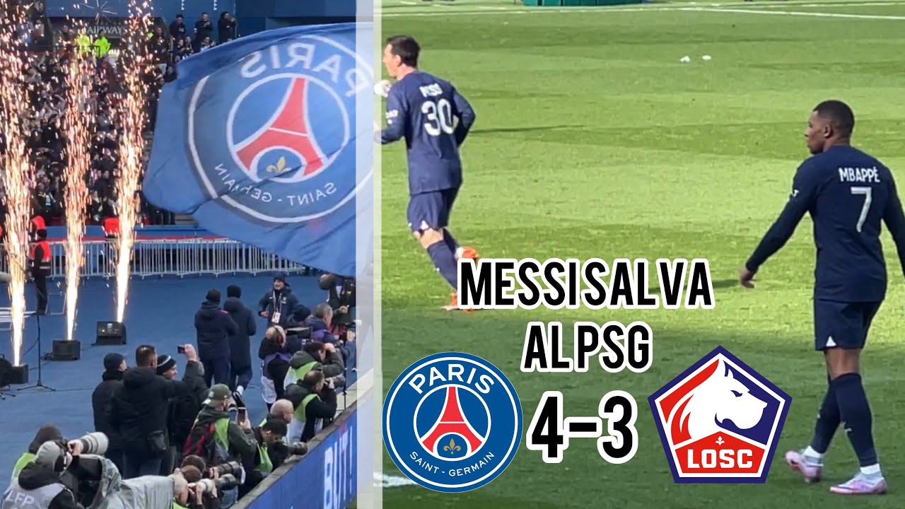 Visité el estadio de París | MESSI da la victoria con GOLAZO | PSG vs ...