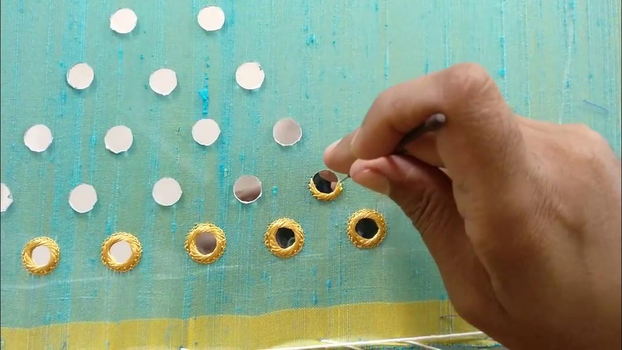 Round Mirror work Tutorial YouTube
