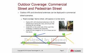 How to Plan a WLAN in Outdoor Coverage Scenarios