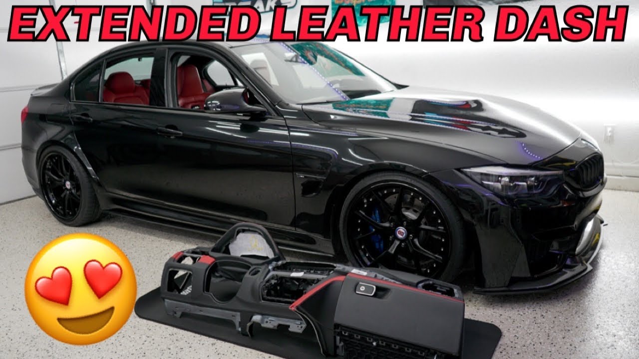 EXTENDED LEATHER DASHBOARD INSTALL on my BMW F80 M3! (Sakhir Orange ...