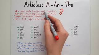 Ingilizce Articles: A- An- The + Pratik