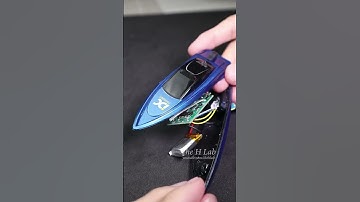 👀 I Added FPV Camera to Micro RC Boat  The H Lab #shorts - You won