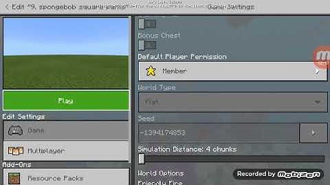 Spongebob map in mcpe