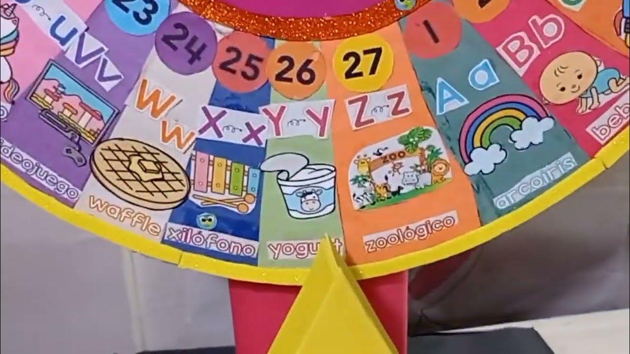 RULETA EDUCATIVA / COMO HACER UNA RULETA PARA ENSEÑAR NÚMERO