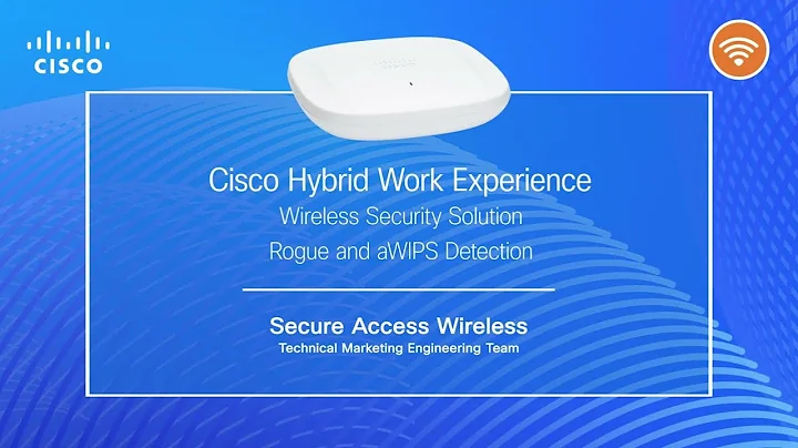 Rogue and aWIPS Detection with the Cisco Catalyst 9136I Access Point