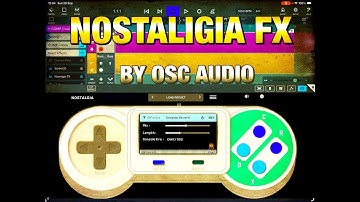 Nostalgia FX - Lo-Fi Multi Effects by OSC Audio - Walkthrough & Demo With Cubasis 3 - iPhone & iPad