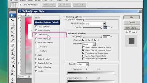 ThinkTutorial.com: How to add outer glow to a layer on Adobe Photoshop?