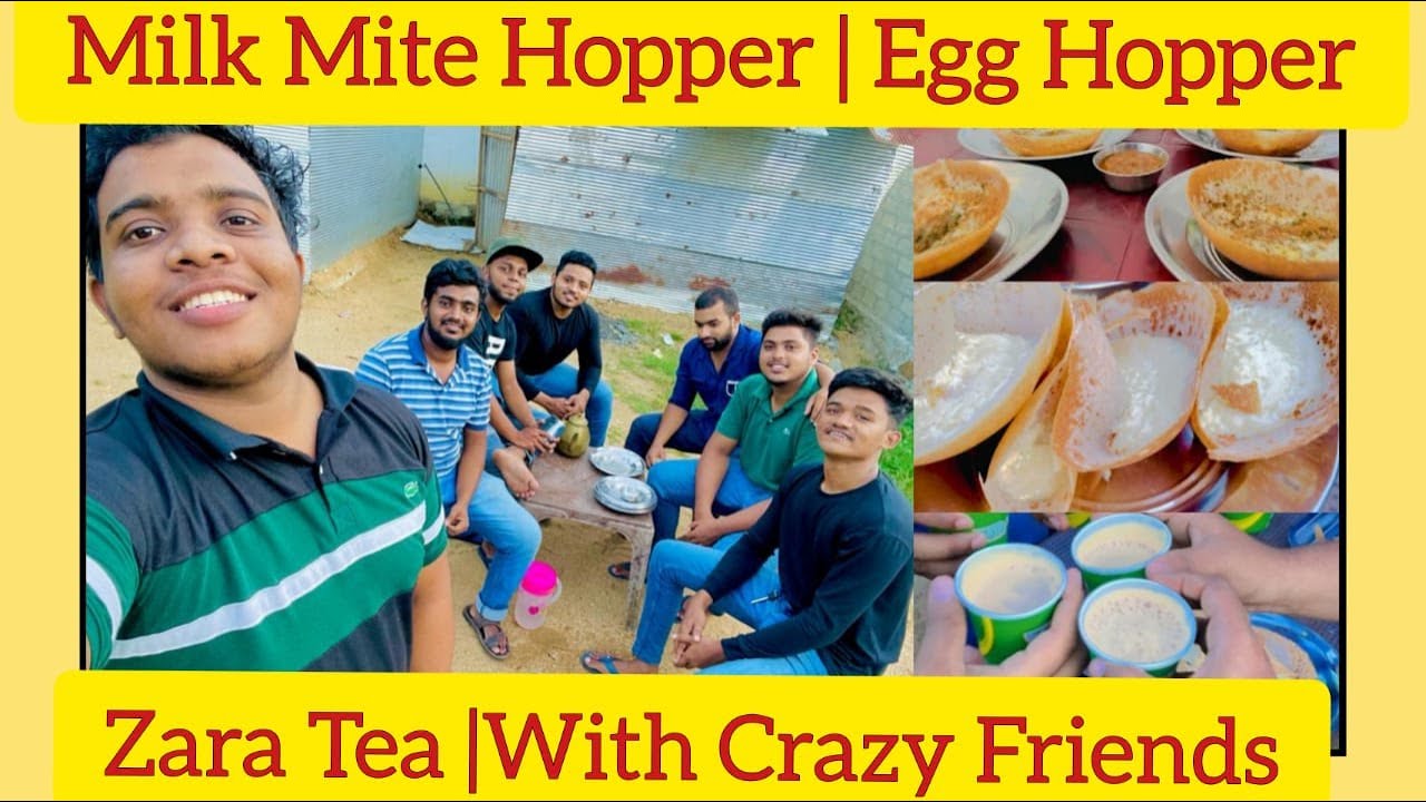 BEST MILK MITE HOPPER | OLUVIL |SRILANKA |ADVENTURE BOIES | FOOD VLOG #1 |