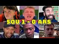 BEST COMPILATION | SOUTHAMPTON VS ARSENAL 1-0 | WATCHALONG LIVE REACTIONS | FANS CHANNEL