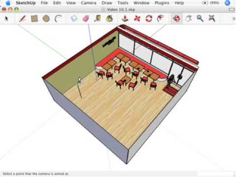 Verstrooien Attent zingen SketchUp: Standing in the right spot: Position Camera - YouTube