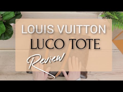 Retired Louis Vuitton Luco Tote - Review and What Fits Inside 