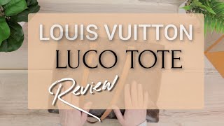 LOUIS VUITTON Luco Tote bag review #lvreview #louisvuittonbag 
