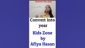 Convert into year easy trick || #shorts || #ytshorts ||#kidszone