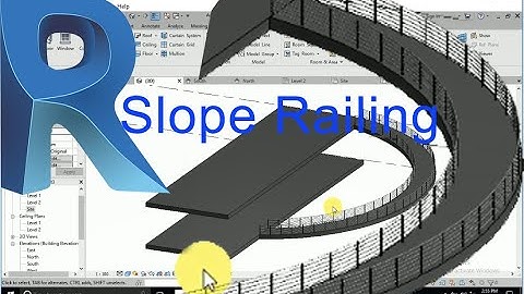 slope railing revit,