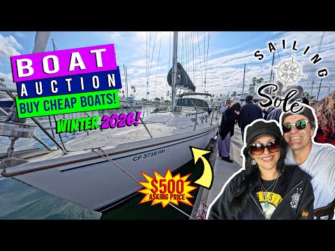 2026 Long Beach Winter Boat Auction FULL WALKTHROUGH 
