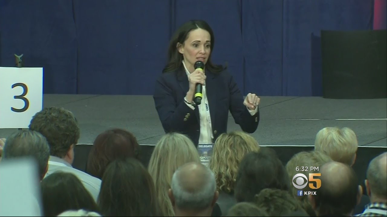 Beleaguered California Republicans Vote Jessica Patterson New Party Chair - YouTube