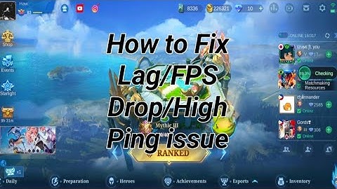 HOW TO FIX LAG/FPS DROP ISSUE IN ML #mobilelegends #mlbbcreatorcamp
