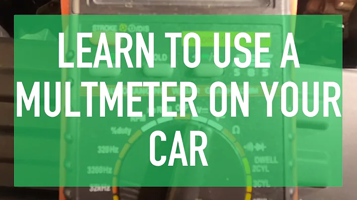 LEARN TO USE A Multimeter On Your CAR