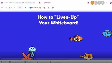 Whiteboard.Chat Version 2.0 Short Tutorial - Set the Background Color, Add Animations and a Border