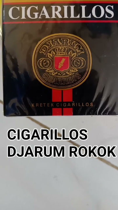 CIGARILLOS DJARUM ROKOK #reels #shorts #shortvideo #rokok #youtubeshorts