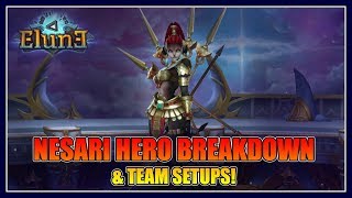 Elune | Nesari Is A True Demi Beast! Hero Breakdown & Team Setup!
