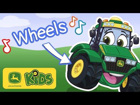 Wheels on the Tractor Sing-Along! Nursery Rhymes 🎶 | John Deere Kids