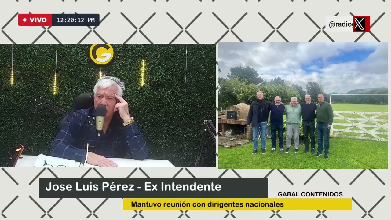 Entrevista: Jose Luis Pérez - Ex Intendente  Mantuvo reunión con dirigentes nacionales
