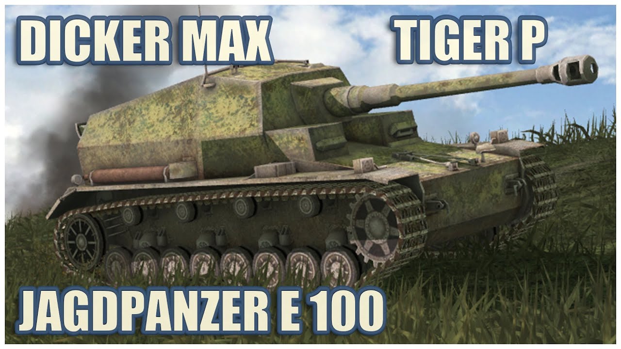 Dicker Max Jagdpanzer E 100 Tiger P Wot Blitz Gameplay Youtube