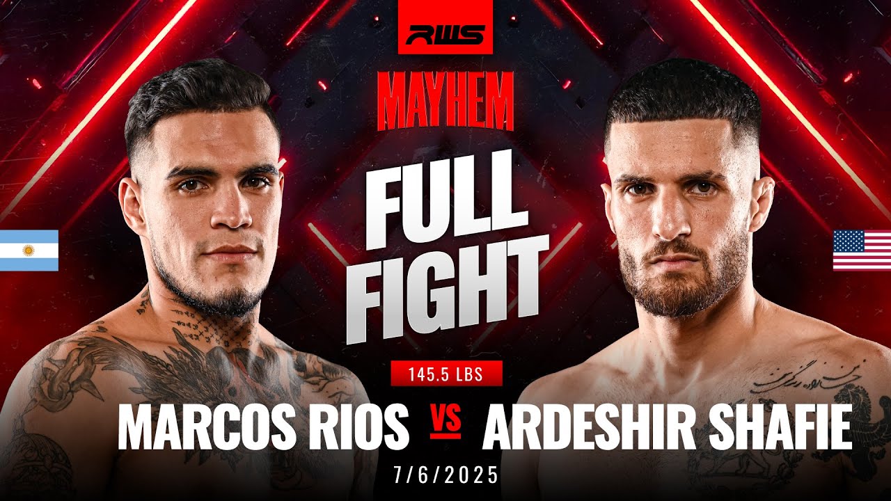 Полная версия боя Маркос Риос против Ардешира Шафи Маркос Риос против Ардешира Шафи l RWS