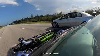 SRT-4 Big Turbo vs Honda Civic K20 Nitrous