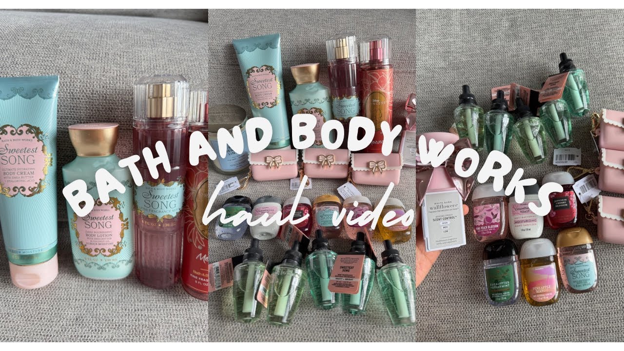 Bath and Body Works mini haul - YouTube