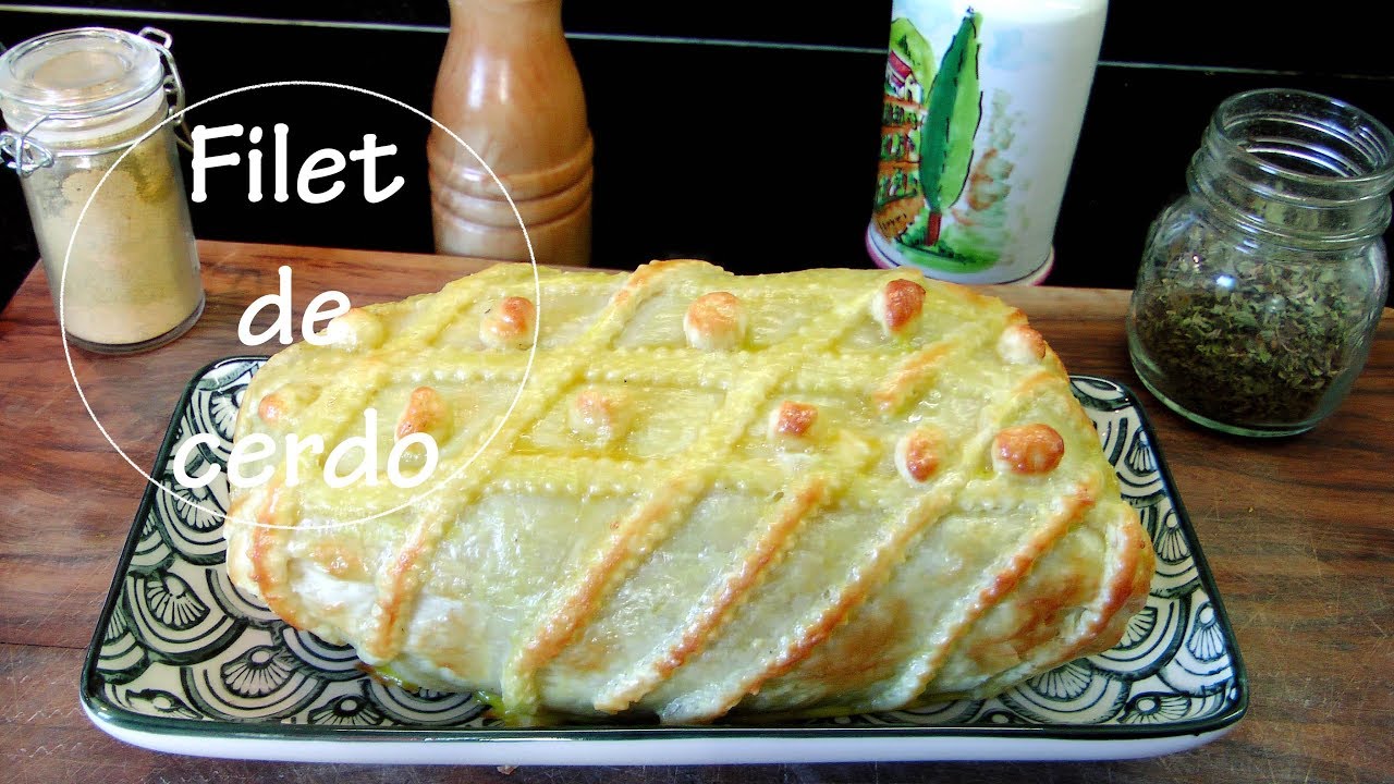 CERDO ENVUELTO en MASA DE HOJALDRE FACILISIMO NO ENSUCIA EL HORNO para FIESTAS | Acqua Rosa Recetas