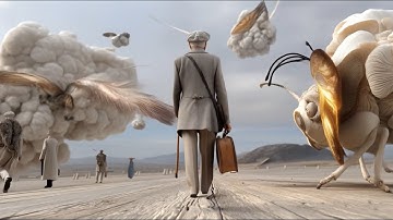 Surreal scenes in AI Art