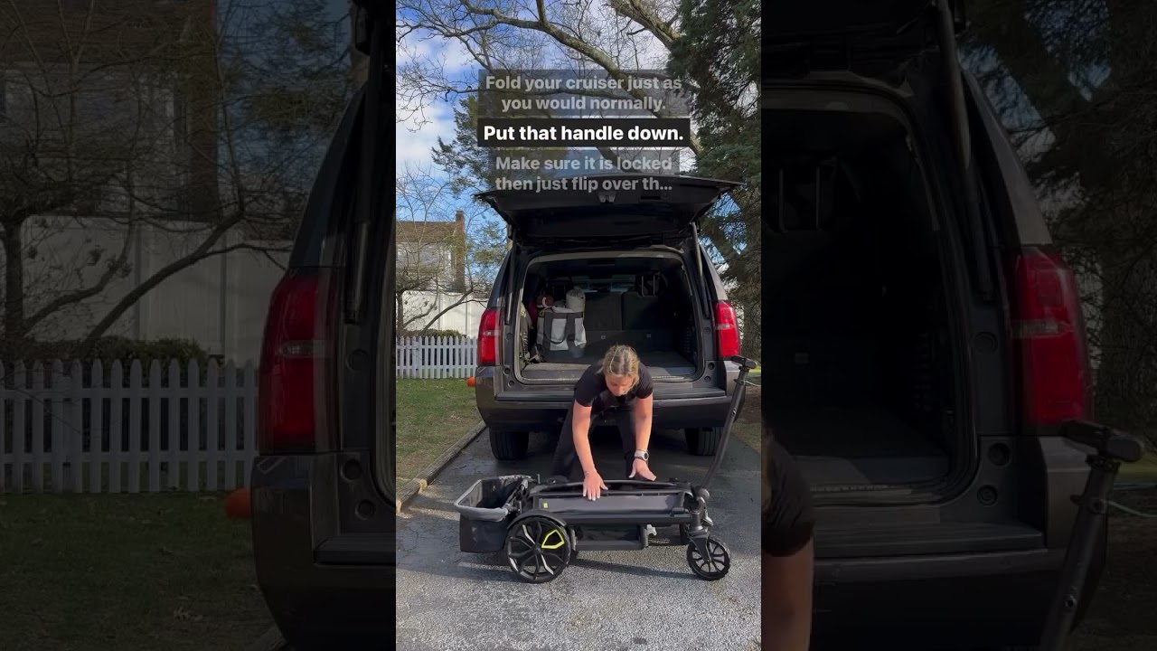 Folding Cruiser with Basket & Comfort Seat On