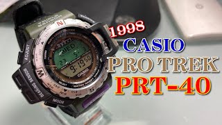 1998 CASIO PRO TREK PRT-40 - YouTube