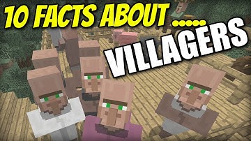 10 FACTS about VILLAGERS - Minecraft Xbox - PS4 / PE / PS3 / Wii U / Switch
