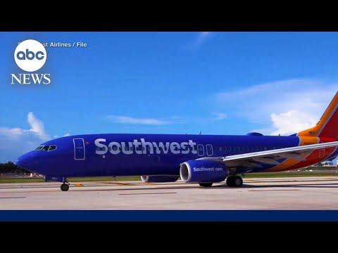 Southwest plane drops