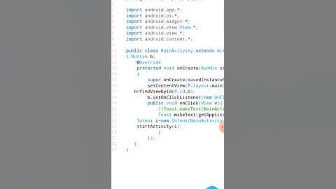 Develop Android application to implement explicit intent using AIDE.