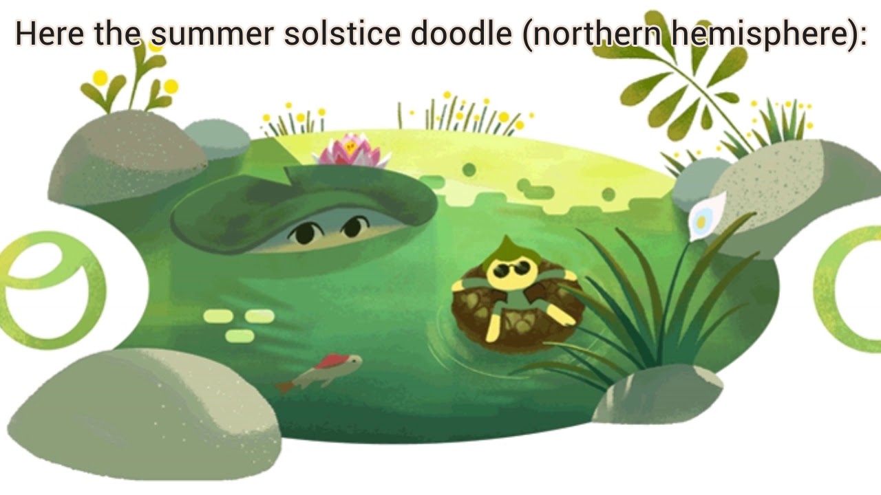 Summer Solstice 2018 Google Doodle
