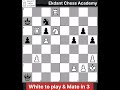 #MateIn3 #ChessPuzzle 62 #ChessProblem #ChessTactic #Excercise#Sacrifice #DailyPuzzle #ChessStrategy