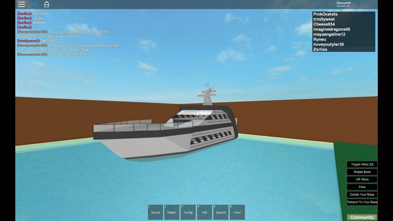 roblox small yacht speed build sandbox 1 - youtube