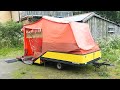 Awesome combi camper trailer tent set up