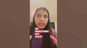 How I use chat Gpt for Brainstorming genius ideas| Secret hacks for students #shorts