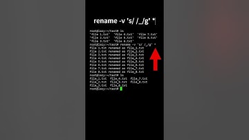 I rename multiple files in #Linux using this command