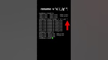 I rename multiple files in #Linux using this command