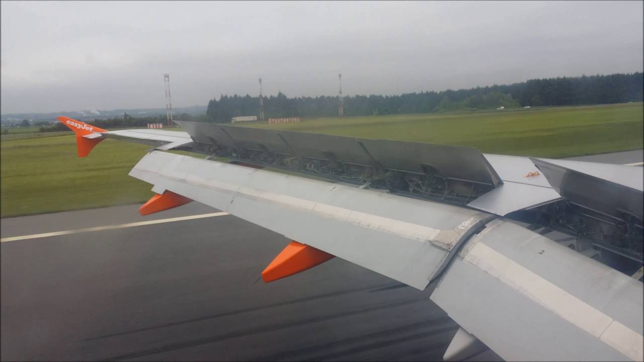 easyJet Airbus A319 Approach and Landing at Paris Charles de Gaulle