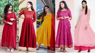 Anarkali dress design ideas 2020// beautiful floor length collection// stylish frock suits designs//