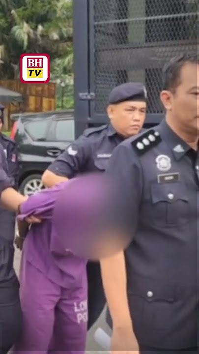 Kes bunuh Maniisha: Suasana tegang di luar mahkamah, suspek dimarahi lelaki berbaju merah