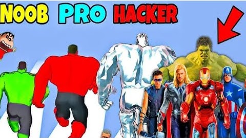 Upgrading hulk NOOB VS PRO VS HACKER IN monster draft with shinchan chop|Franklin